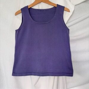 Vintage GAP Purple/Blue Fitted Sleeveless Tank Top